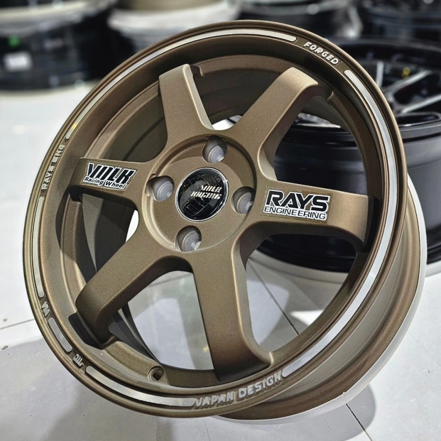 velg racing 15 TE37 LEBAR 6,5 R15 biro jazz city agya ayla cayla sigra