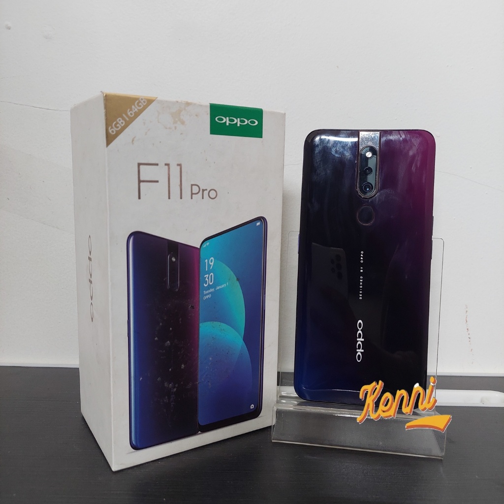 Oppo F11 PRO 6/64 SECOND FULLSET ORIGINAL RESMI