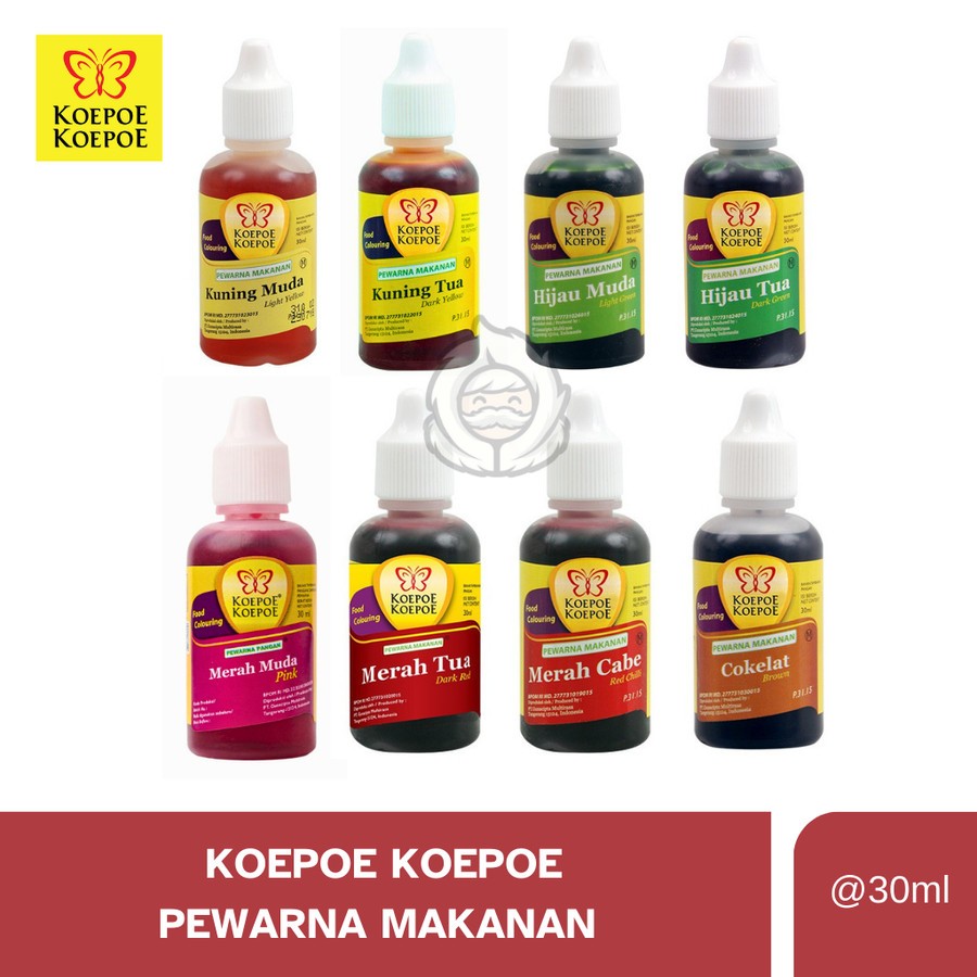 Koepoe Koepoe Pewarna Makanan / Sepuhan 30ml