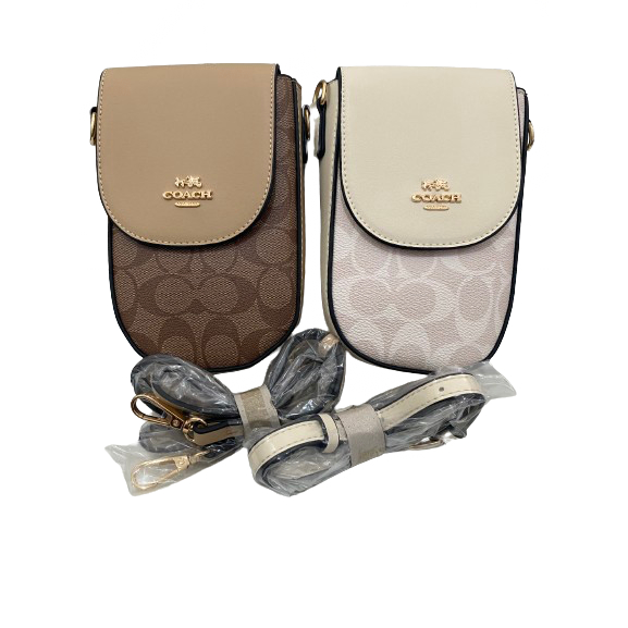 COACH Tas Slempang Wanita Tas HP Import Slingbag Handphone  Pouch toltolong buatkan saya branded