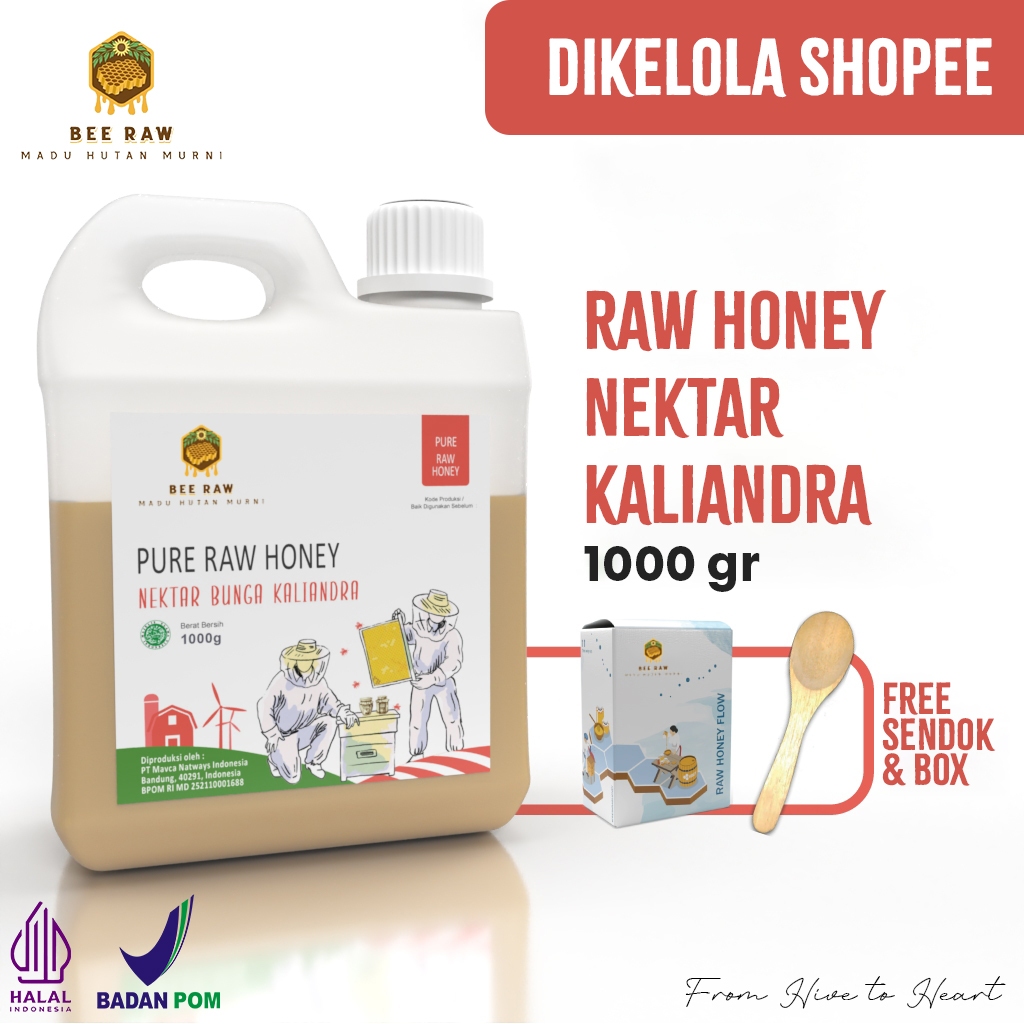 

Bee Raw Madu Nektar Kaliandra 1kg