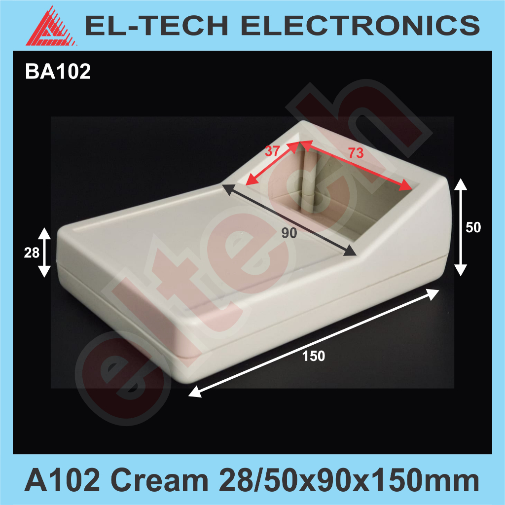 A102 28/50x90x150mm Calculator Model Kalkulator Box Boks Kotak Case Casing Plastic Plastik ABS Proje