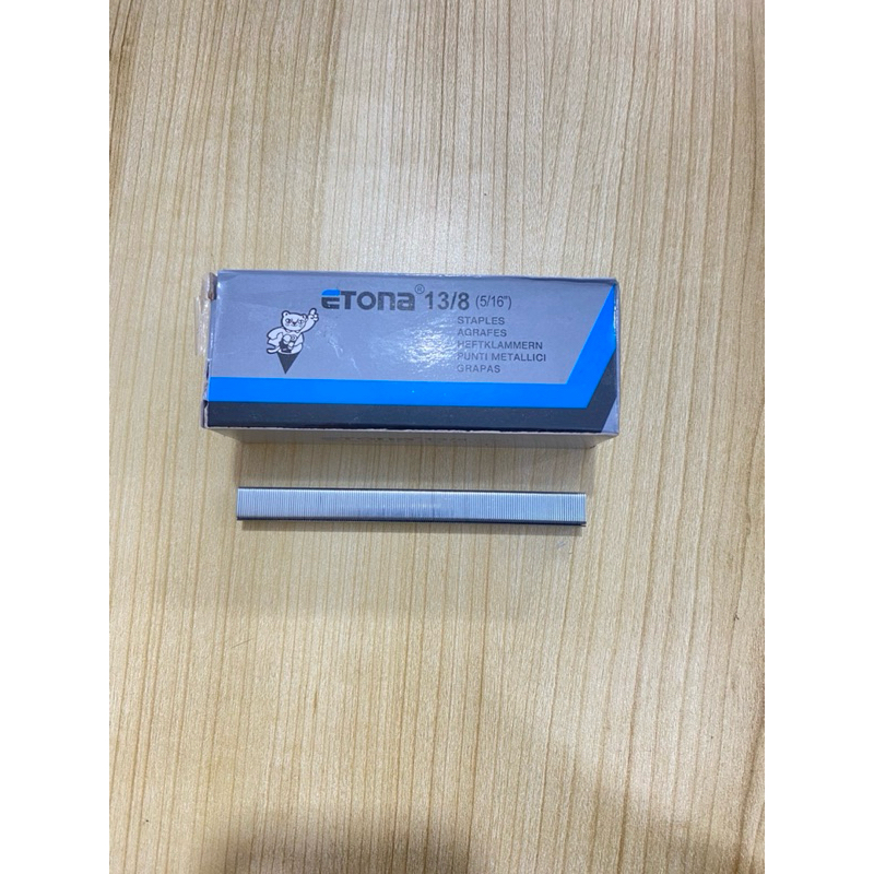 

isi staples tembak 1 pak merek ETONA 13/8 (5/16)
