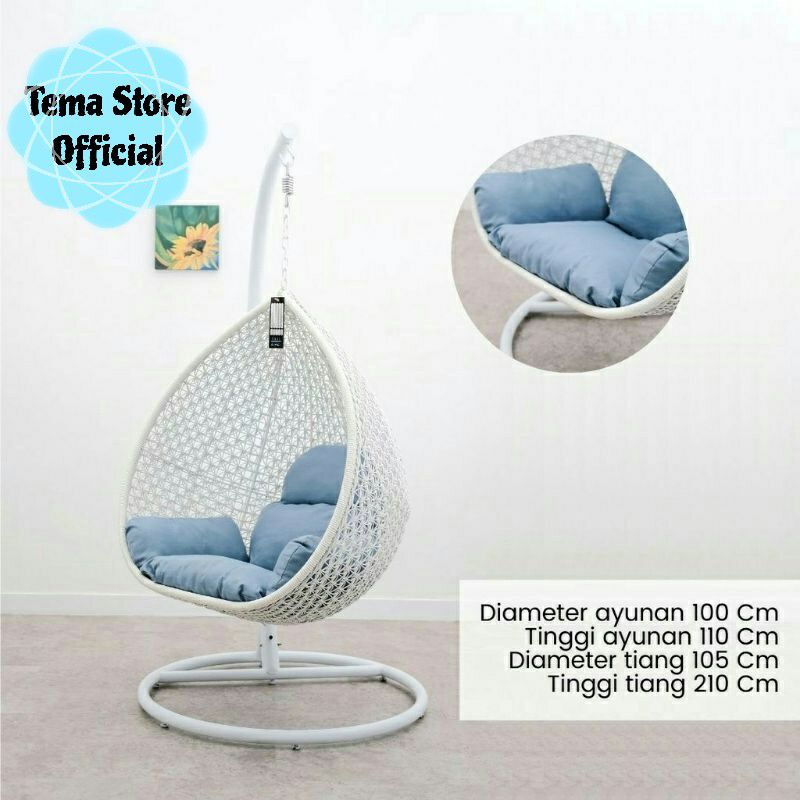 AYUNAN ROTAN SINTETIS / AYUNAN GANTUNG ROTAN SINTETIS / AYUNAN ROTAN