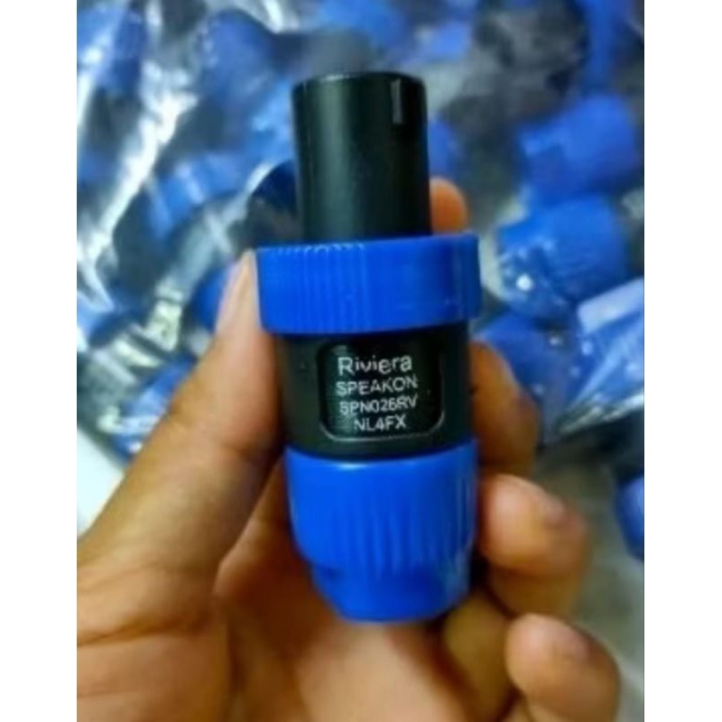 Jack spikon speaker/spikon male biru
