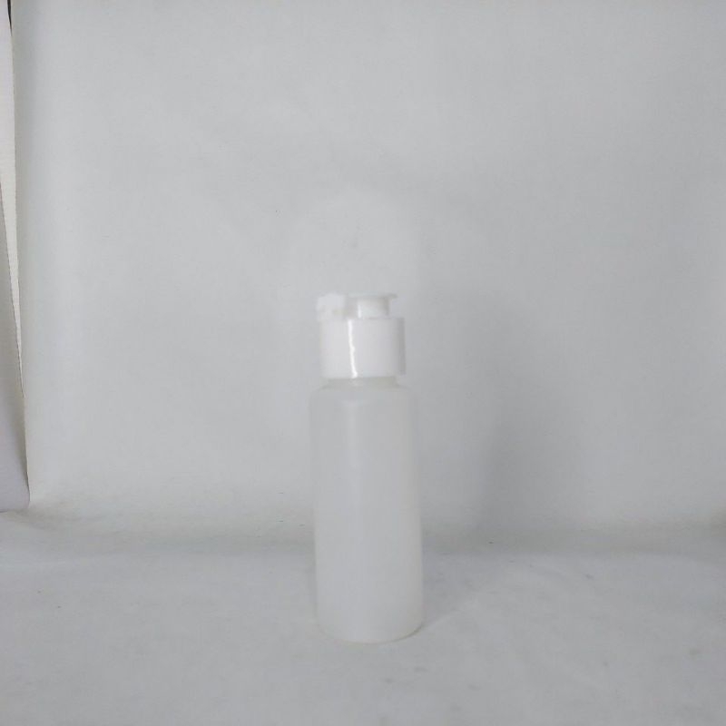 [ISI 10pcs] Botol 60ml HDPE tutup fliptop jamur putih