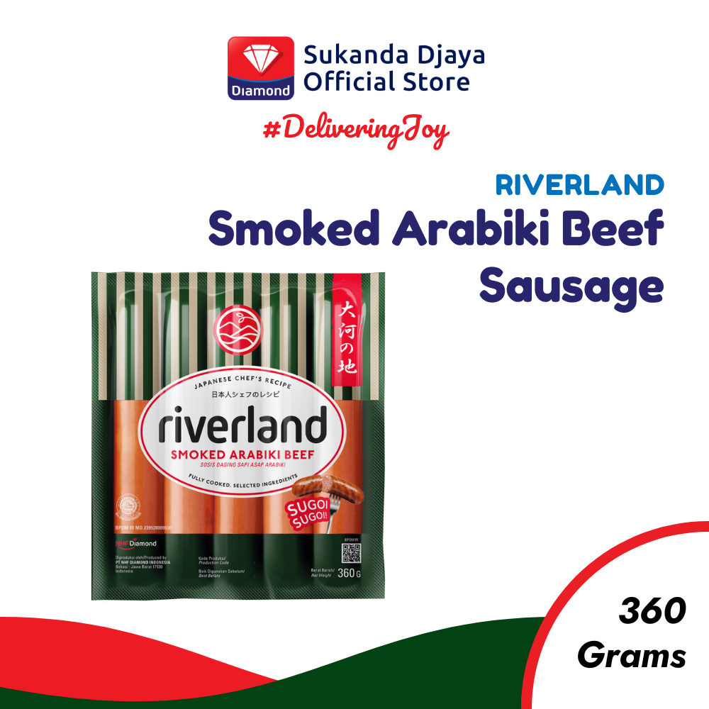 

Riverland Smoked Arabiki Beef Sausage / Sosis Ala Jepang 360 gr