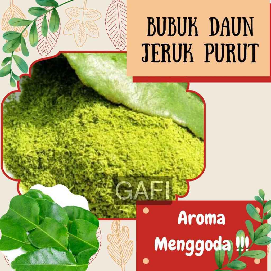 

Bumbu Tabur Serbaguna Murah Halal Bubuk Daun Jeruk Purut 100 gr