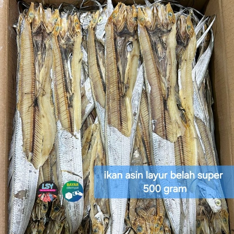 

ikan asin layur belah super 500gram