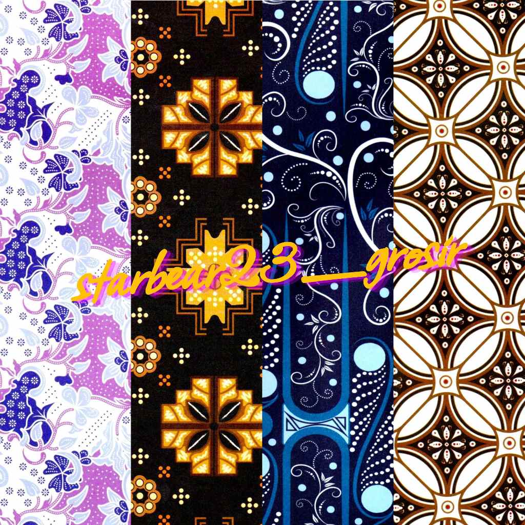 

Kertas kado Doff Batik Modern Sansanwawa