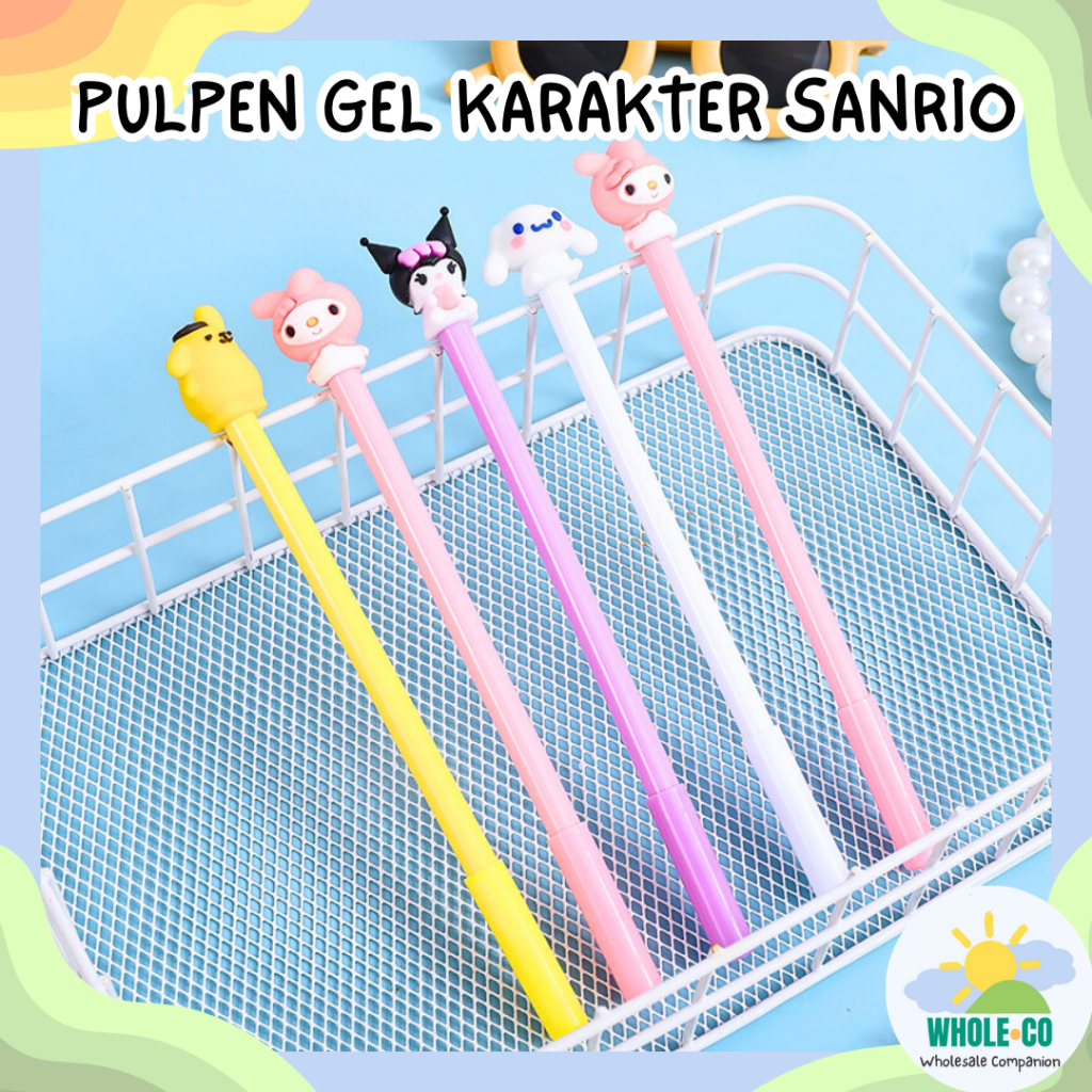 

Pulpen Gel Karakter Sanrio Premium Kuromi Cinnamoroll Melody Lucu Unik Imut Termurah Grosir COD