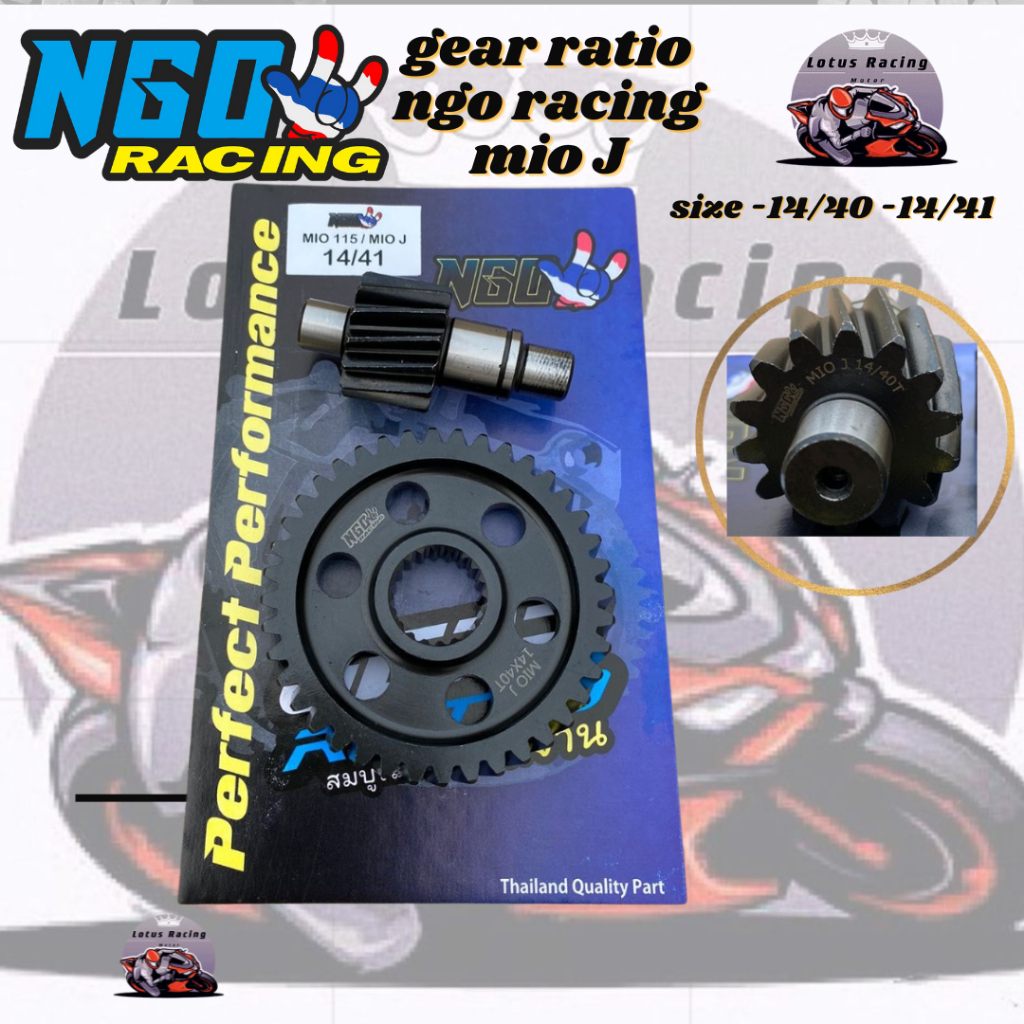 gigi rasio ngo racing mio j fino fi xride soul gt 115 dll gear ratio thailand racing