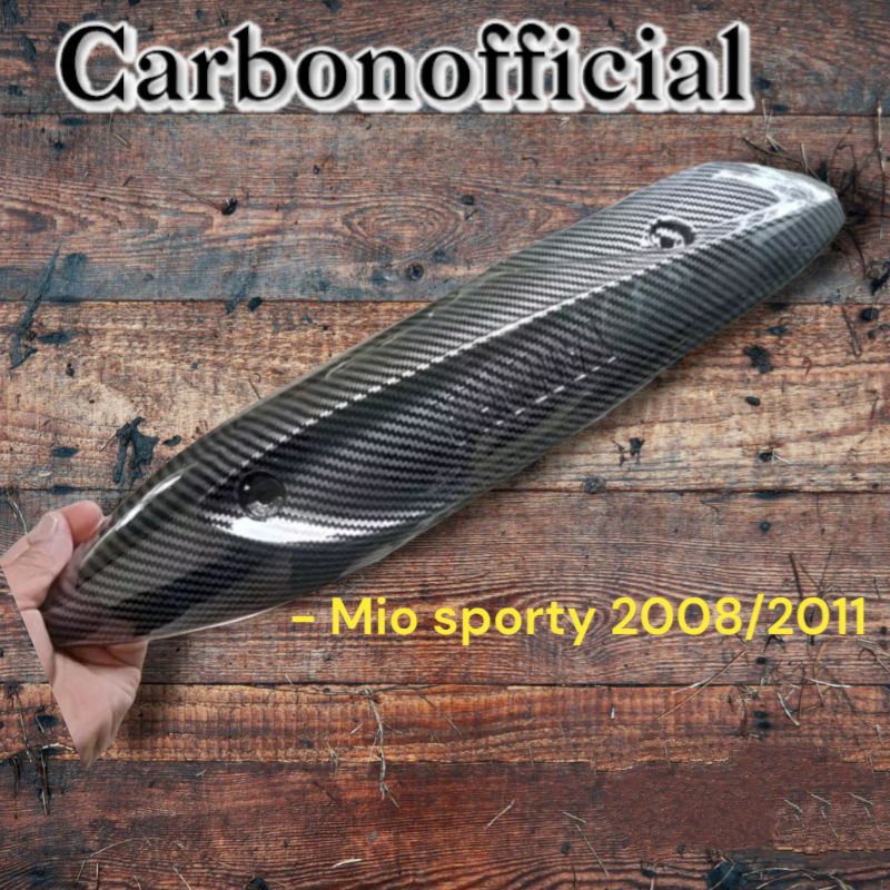 TAMENG KNALPOT MIO SPORTY 5TL - SMILE - SOUL KARBU CARBON WTP SMOKE