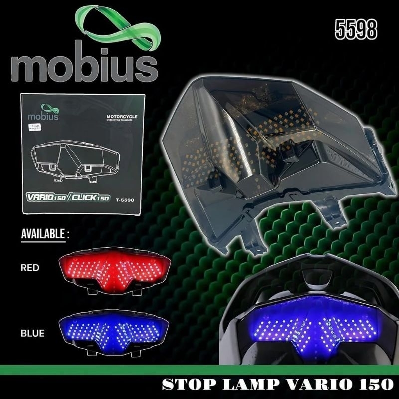 lampu stop led coloseum vario 125 new vario 150 stop lamp led running vario 125 vario 150 lampu bela