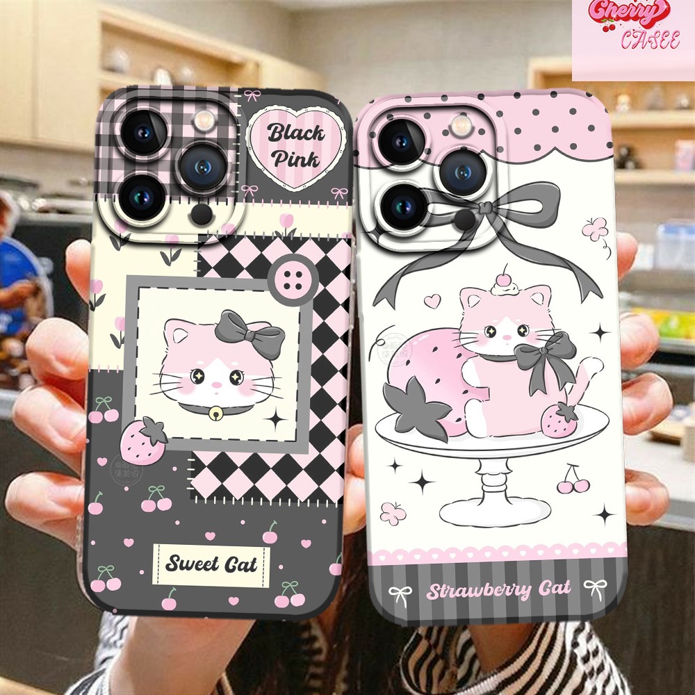 [Cherrycasee}(Untuk semua tipe HP) Case Cute-Terbaru-Case Kartun Lucu tipe hp Samsung Oppo Vivo Ipho