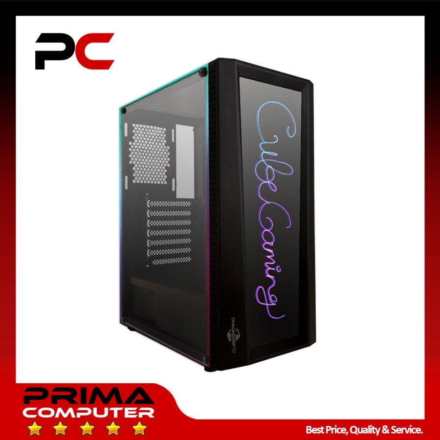 CASE / CASING GAMING CUBE GAMING WRITE BLACK