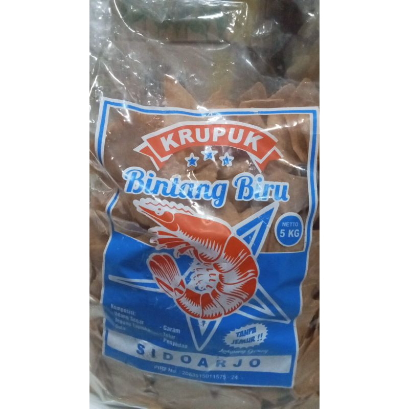 Krupuk udang bintang biru 1kg