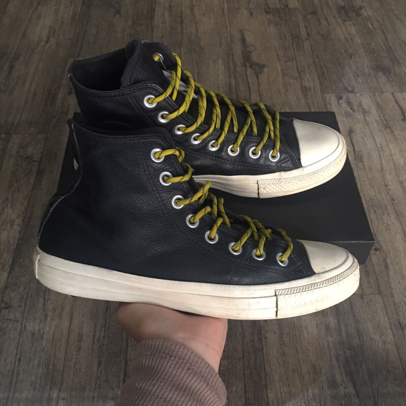 Con**rse Chuck Taylor HI Bold citro leather