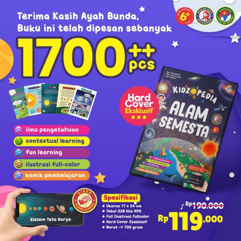 kidzopedia buku alam semesta anak Ziyadbooks buku ensiklopedi anak sd ensiklopedia anak