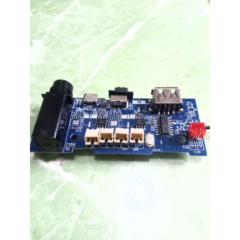 Modul Music Box FLECO Bluetooth Mic Karaoke Mp3 Memory card Aux