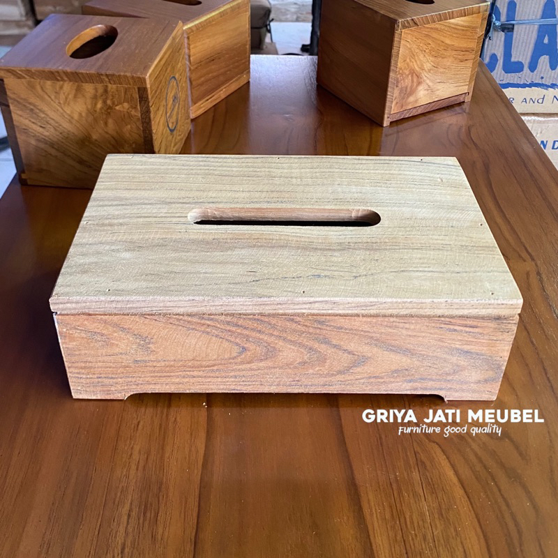 tempat tisu kayu jati | wadah tisu hotel villa | TERBARU