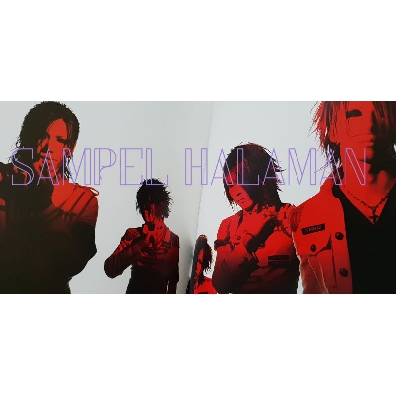 Merchandise Konser the GazettE 15th Anniversary // Live Goods Pamflet // Merch Band Visual Kei // Li