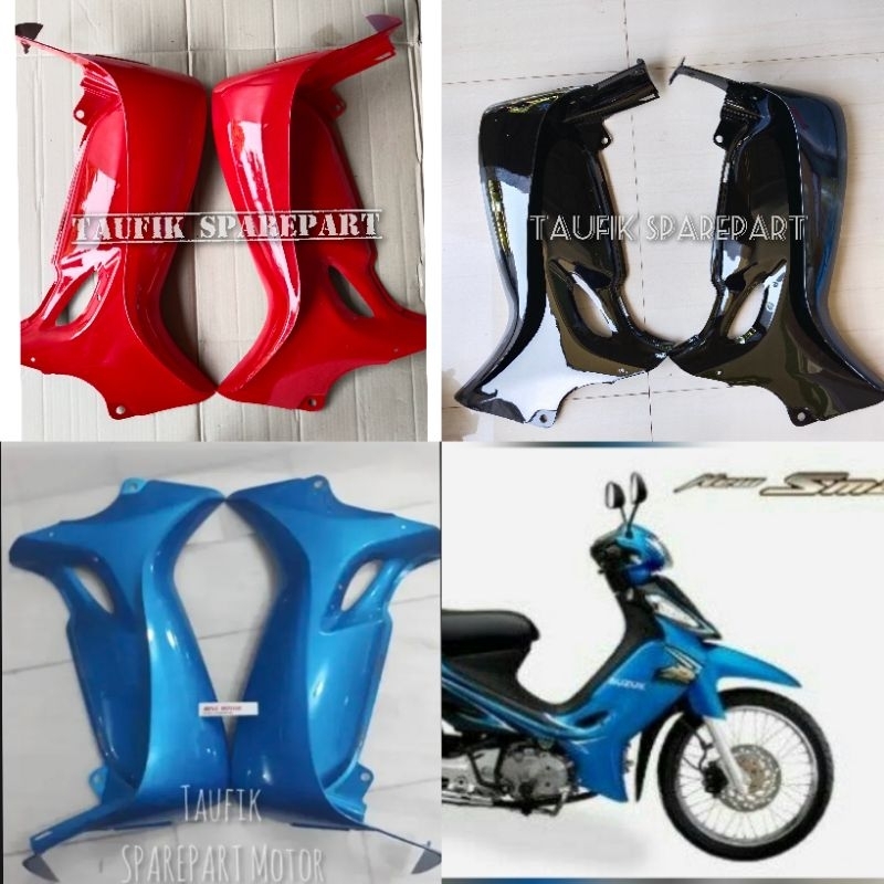 COVER SAYAP SMASH NEW 110 WARNA HITAM MERAH BIRU / SAYAP MOTOR SUZUKI SMASH NEW 110
