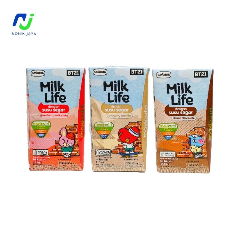 

Susu Milk Life Kids 115ml Paket 5 Pcs