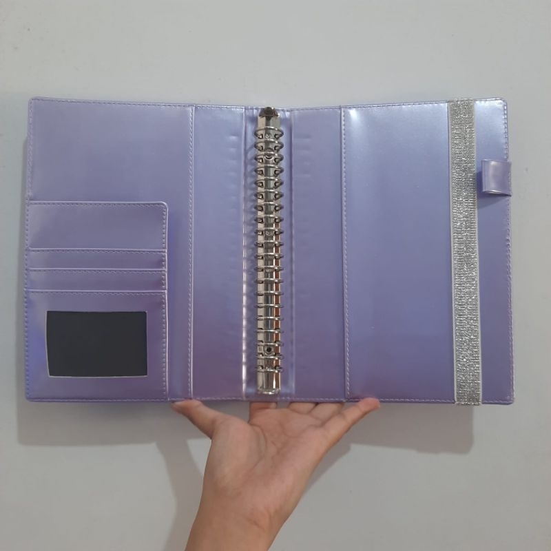 

Binder Glossy Premium Marbella Strap Planner A5 20 ring B5 26 ring