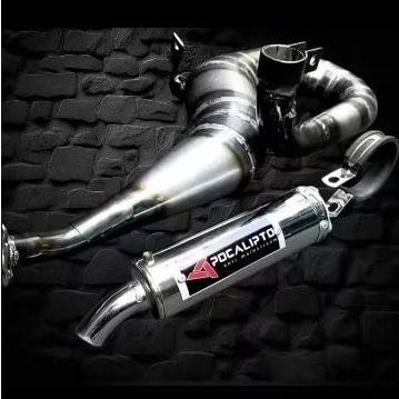 Knalpot vespa racing vespa buang kanan