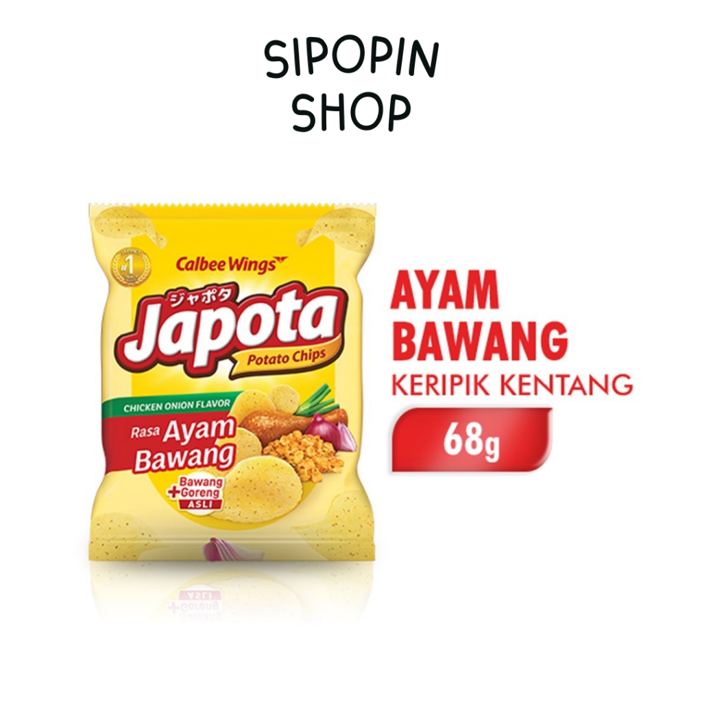 

Japota Keripik Kentang Ayam Bawang 68 gr