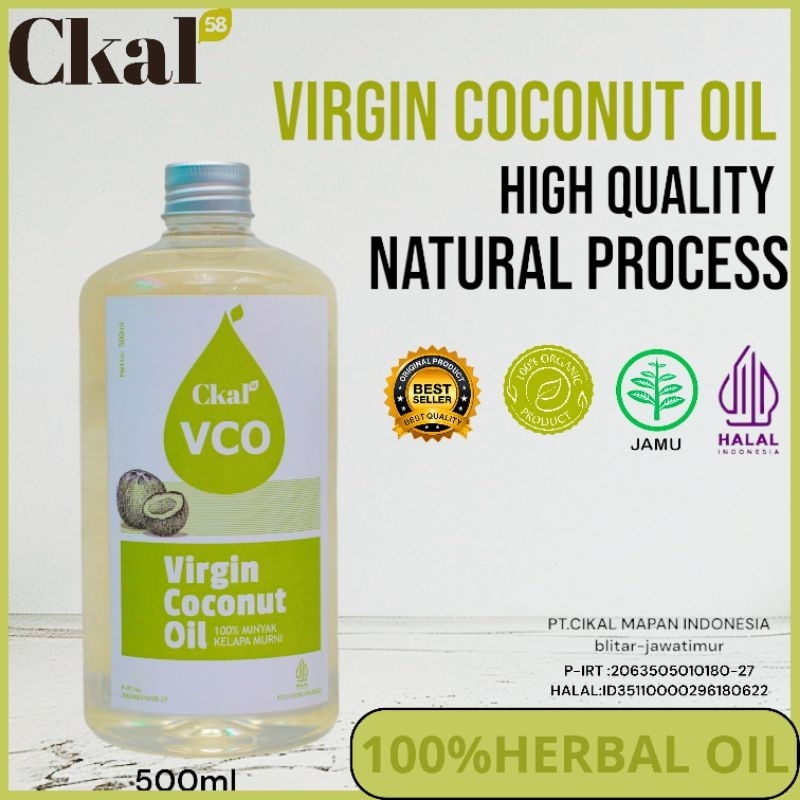 

virgin coconut oil 500ml bonus vco kapsul|vco|ckal58|minyak kelapa murni untuk kesehatan|