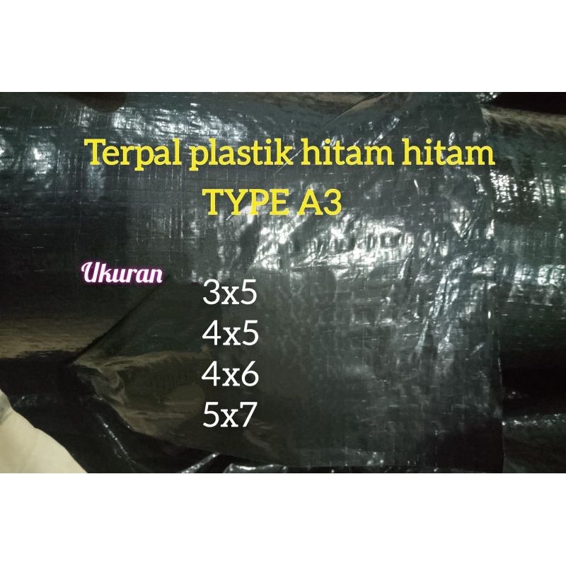 Terpal lembaran A3 hitam terpal tenda truk dll.