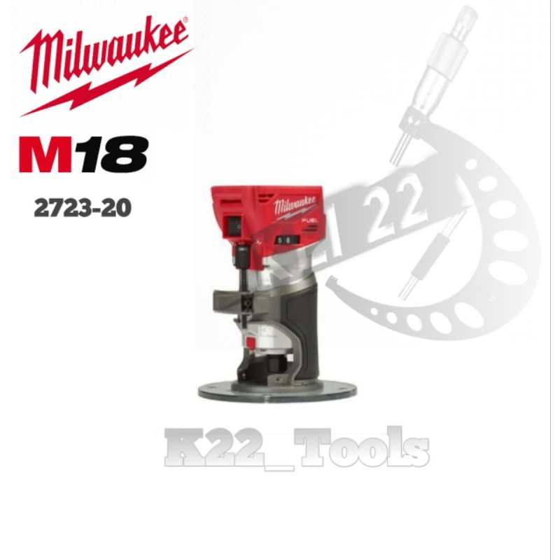 MESIN ROUTER PROFIL BATERAI MILWAUKEE M18 2723-20 / MILWAUKEE CORDLESS TRIMMER 18V