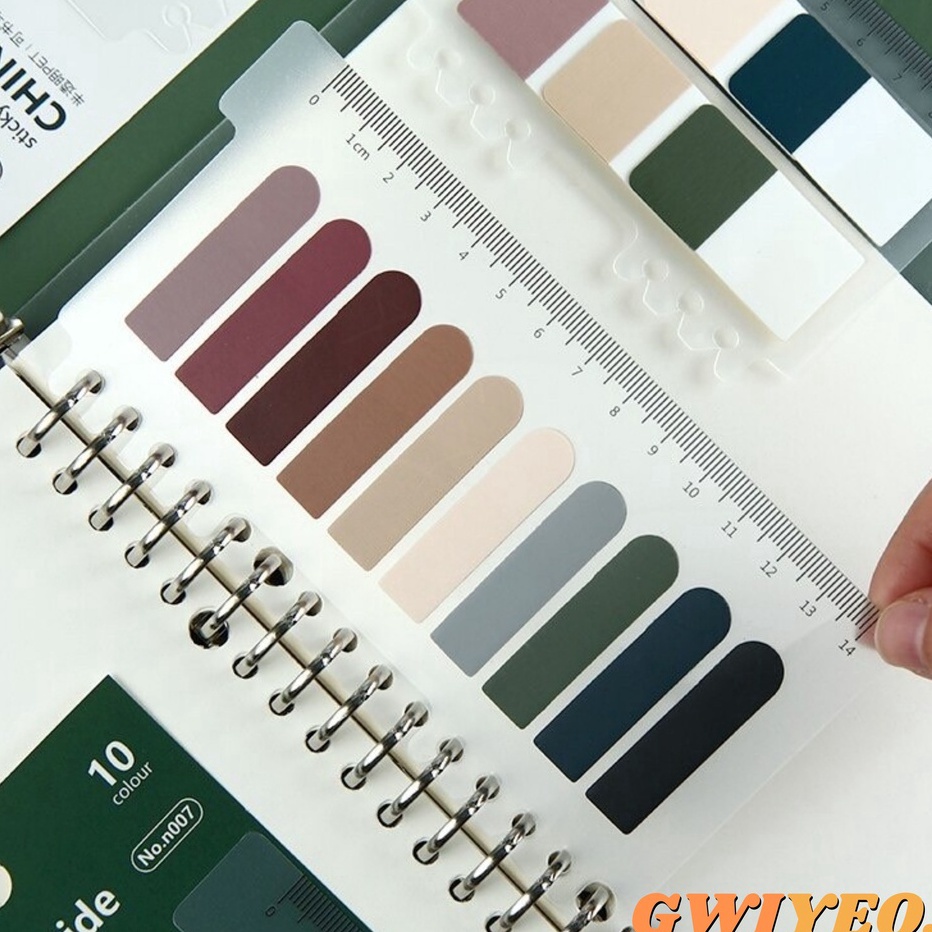 

HOT Binder Sticky Notes Pastel Aesthetic Writable Transparan Tahan Air