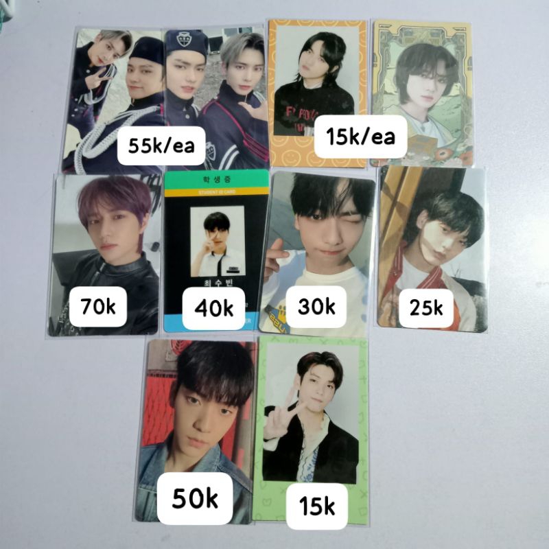 Beomgyu Soobin Photocard Yeontae Taejun Soobtae taebin Chaotic Wanderland tccf standard ver, OS, Dec