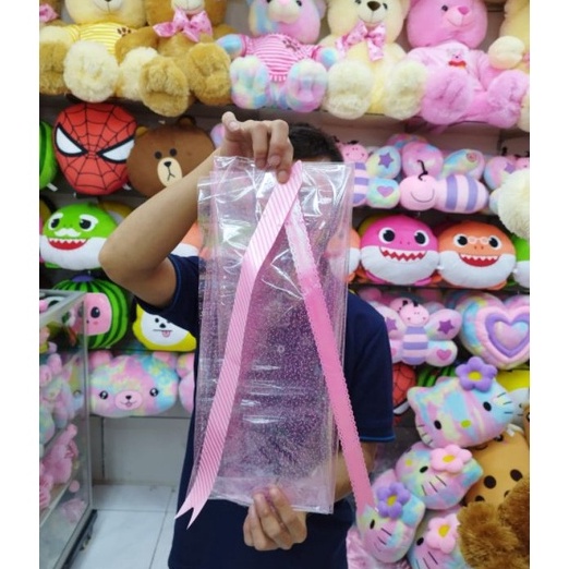 

KUALITAS TERBAIK Bungkusan Kado Plus Pita Pink Besar Free Kartu Ucapan Kalau Mau