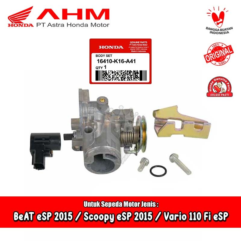 Body Set Sensor TPS Honda BeAT Scoopy Fi eSP Original AHM 16410-K16-A41