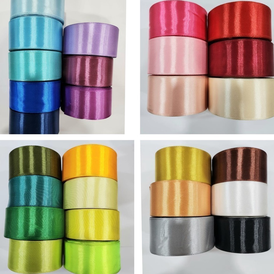 

CUCI GUDANG Pita Satin 4cm 4mm 1 12inch isi 25 yds