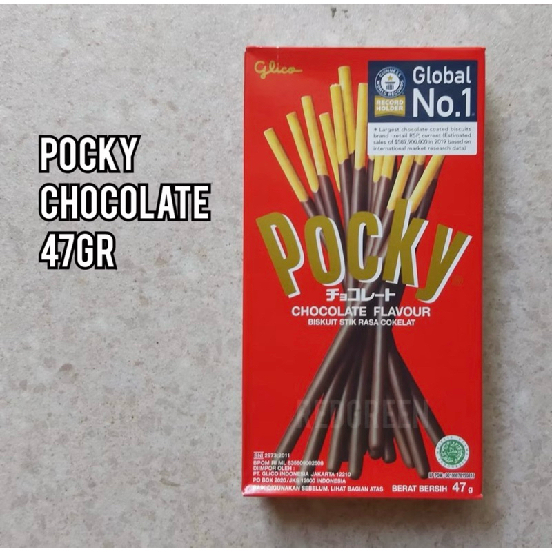 

Paket Pocky isi 5 varian Choco , Strawberry , Double Choco 47 gram