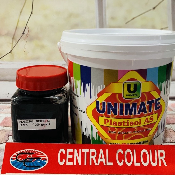 

PROMO BRAND Cat Plastisol Unimate AS Black Hitam 2GR