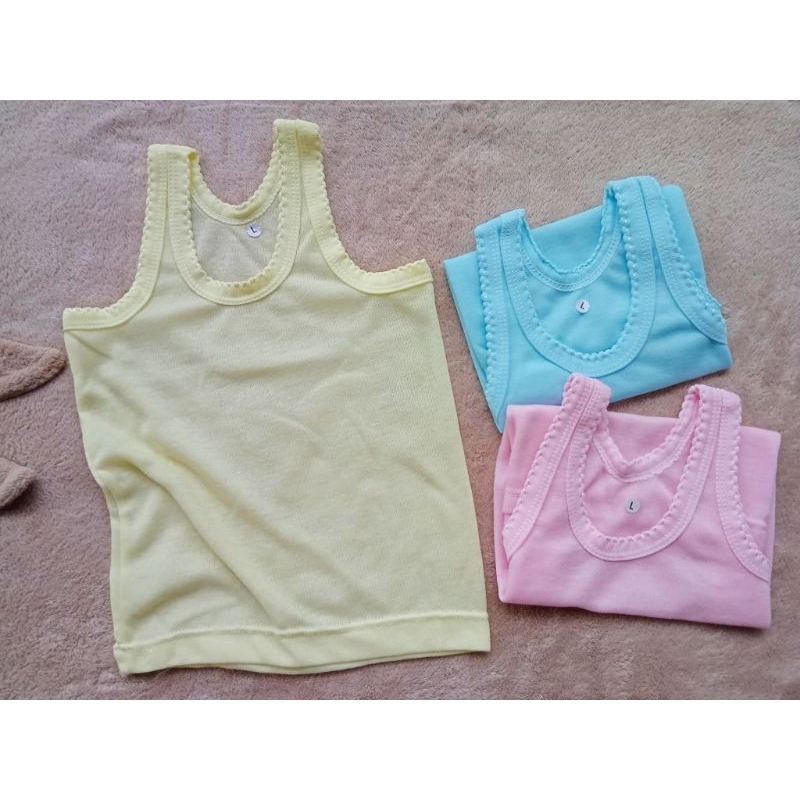 Terbaru Singlet Anak/Kaos Dalem Anak Perempuan Usia0-9 Tahun Bahan Tebal