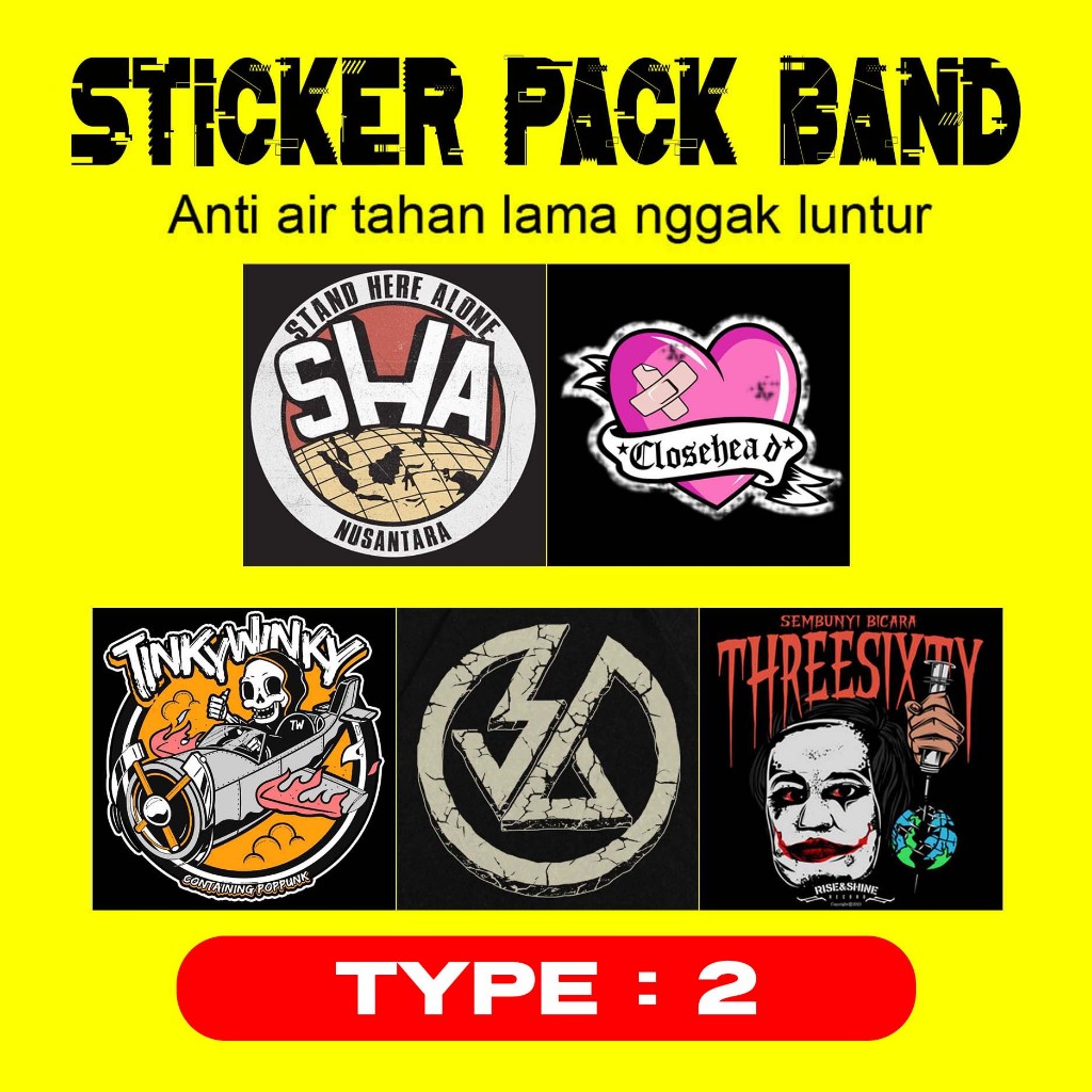 

Sticker Stiker pack band lokal indonesia 510-forrevenge-koil-thepanturas-close head-SHA-closehead-threesixty-tinky winky-tendanganbadut-romi&the jahat-thejansen-revenge the fate-stereowall-stranger-bvrtan-avhath-st loco -mofem-rockerrocker