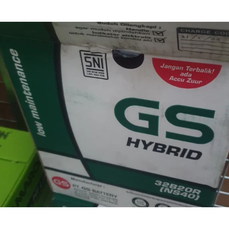 Aki GS ASTRA//NS40//GS Hybrid//newproduksi