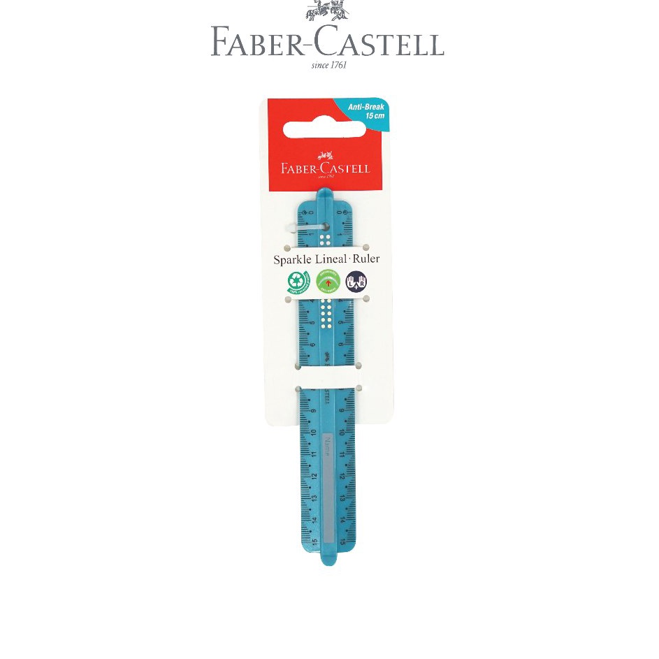 

FaberCastell Penggaris Sparkle Ruler