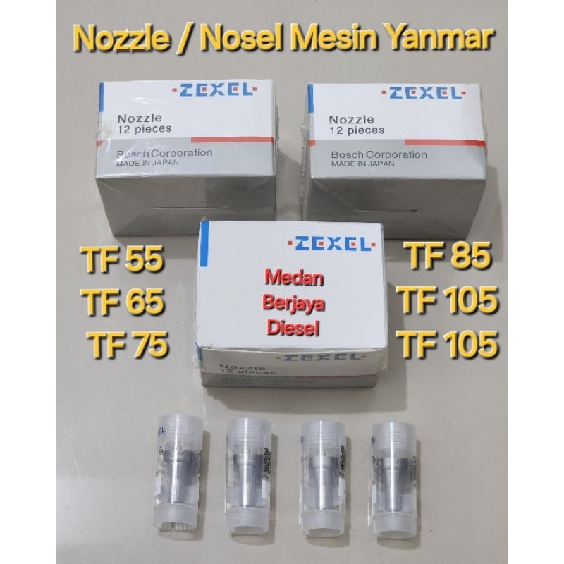 Nozzle Spuyer Mesin Diesel Yanmar TF85 Nozel Nosel Mesin Yanmar TF65 TF85 TF105 TF155