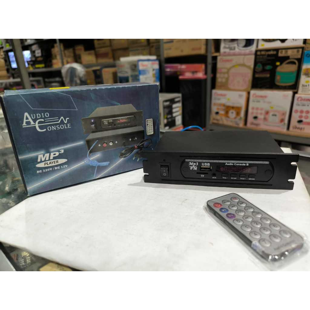 MP3 BLUETOOTH RADIO AUX RAKITAN ORIGINAL AUDIO CONSOLE