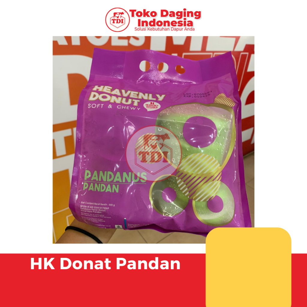 

Heavenly Kitchen (HK) Donat Pandan