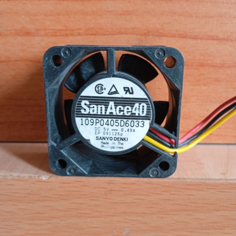 Kipas SanAce DC 5V 0.49A 4x4 cm Tebal 2cm