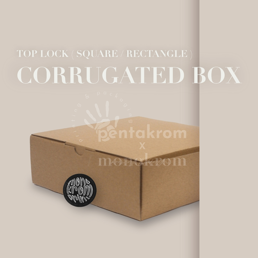 

Top Lock ( Square / Rectangle ) Corrugated Box